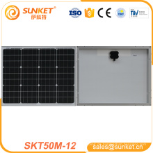 bestes preis 50 watt amorphes silizium panel50w monokristalline solar panel 50 watt mono solar panelwith CE TUV